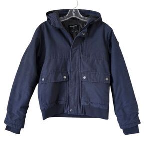 Quicksilver Bomber Jacket Size Large Blue
